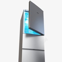 西门子冰箱西门子三门节能冰箱高清图片