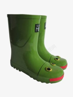 小青蛙雨鞋素材