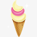 冰淇淋冰奶油Desserticons图标图标