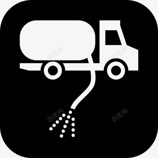 油罐车图标png_新图网 https://ixintu.com 人道主义 剪影 卡车运输 油轮 运输 运输卡车
