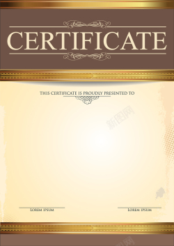 产品授权证书背景矢量图高清图片
