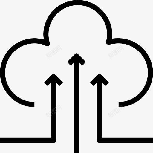 云计算图标png_新图网 https://ixintu.com 上传 下载 云数据 云计算 多媒体接口