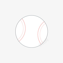 白色网球红白色的网球矢量图高清图片