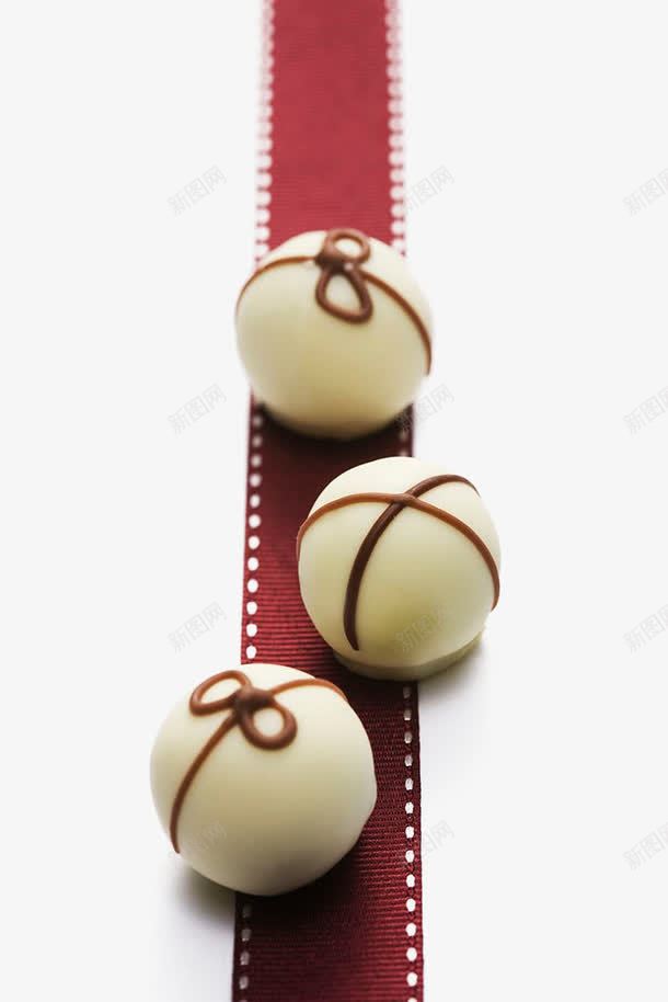 白巧克力png免抠素材_新图网 https://ixintu.com 丝带 可可脂 巧克力 甜食 白巧克力