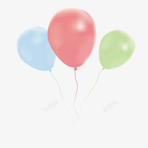 卡通红蓝绿配氢气球png免抠素材_新图网 https://ixintu.com 儿童玩耍 儿童节 儿童节节日 卡通 小清新 气球 氢气球 漂浮 红蓝绿