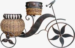 自行车抽象艺术脚踏车装饰素材