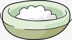 一个小碗绿色小碗高清图片