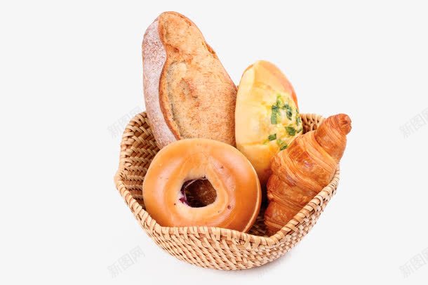 面包png免抠素材_新图网 https://ixintu.com 烘焙 烤制 面包 面食