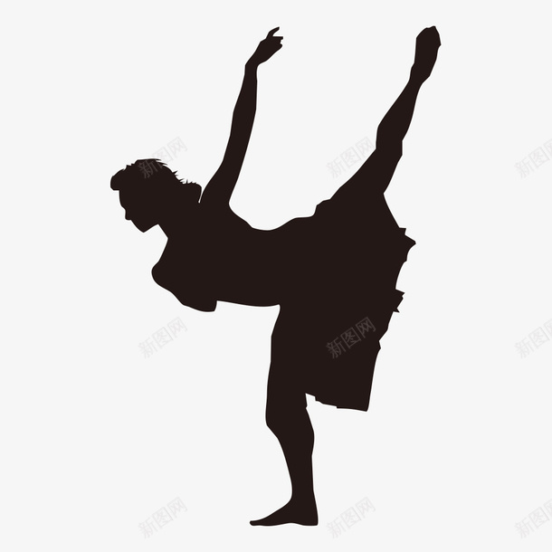 黑色芭蕾舞蹈剪影矢量图ai免抠素材_新图网 https://ixintu.com 手绘 矢量图 背光 舞蹈 舞蹈跳舞培训班招生 芭蕾舞者 裙子 跳舞剪影 跳舞的人 高雅的舞姿 黑色