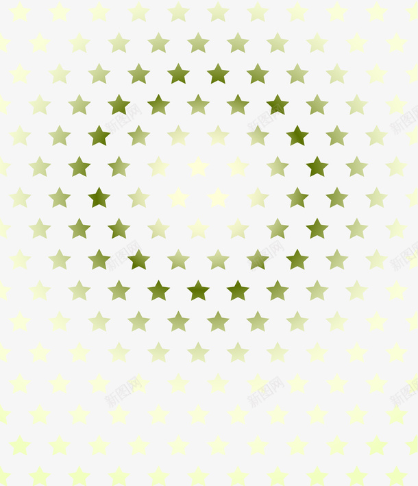 黄绿色渐变星星边框纹理png免抠素材_新图网 https://ixintu.com 五角星 免抠PNG 星星 渐变 边框纹理 黄绿色