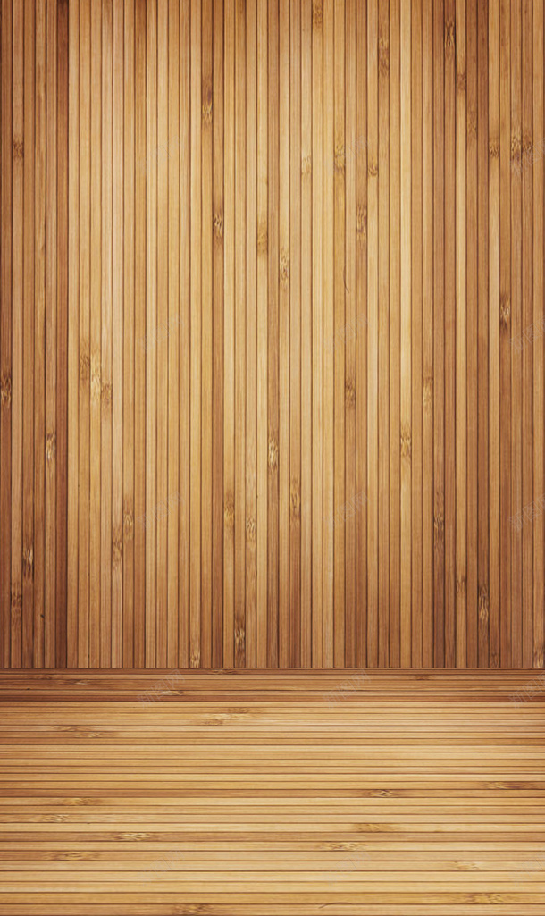 竹子做的地板和墙psd免抠素材_新图网 https://ixintu.com 木板 木质墙 木质背景 竹子