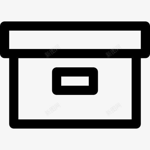 储物箱图标png_新图网 https://ixintu.com 储存 储存箱 包装 工具和用具 盒