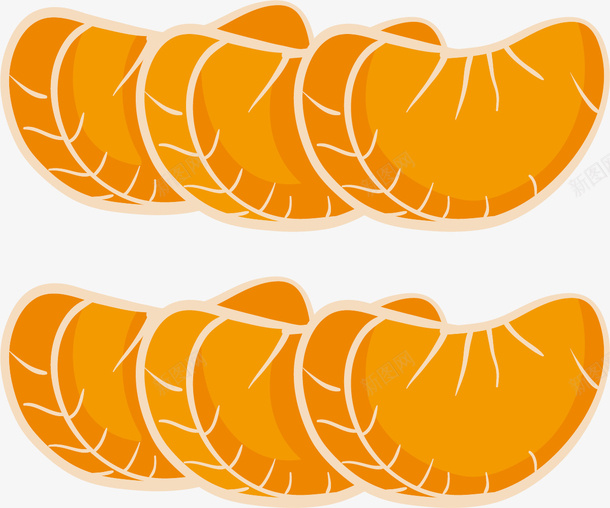 剥开的卡通果肉柑橘png免抠素材_新图网 https://ixintu.com 卡通柑橘 果肉 柑橘果实 柑橘水果 水果