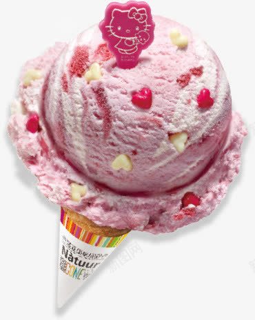 粉色可爱冰淇淋png免抠素材_新图网 https://ixintu.com 冰淇淋 可爱 粉色
