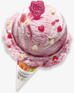 粉色可爱冰淇淋素材
