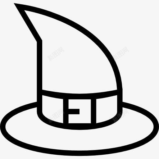 万圣节女巫帽轮廓图标png_新图网 https://ixintu.com 万圣节 女巫帽 布 概述 轮廓