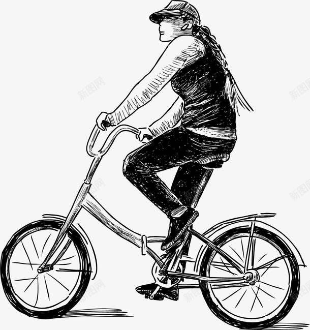 骑自行车的人png免抠素材_新图网 https://ixintu.com 人物 自行车 骑行