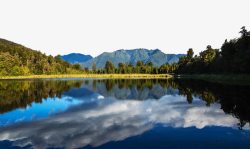 新西兰马瑟森湖风景图马瑟森湖景点高清图片