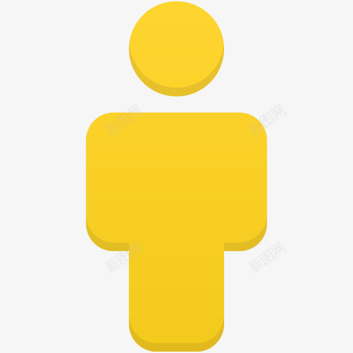 用户黄色图标png_新图网 https://ixintu.com user yellow 用户 黄色的