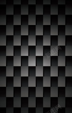 黑色立体方块背景矢量图背景