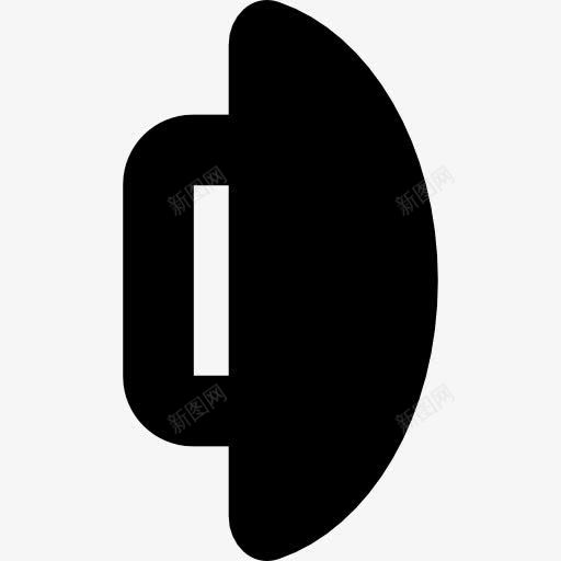 黑色的衣服按钮形状侧视图图标png_新图网 https://ixintu.com 侧视图 工具 工具和器具 形状 按钮 纽扣 衣服 黑色