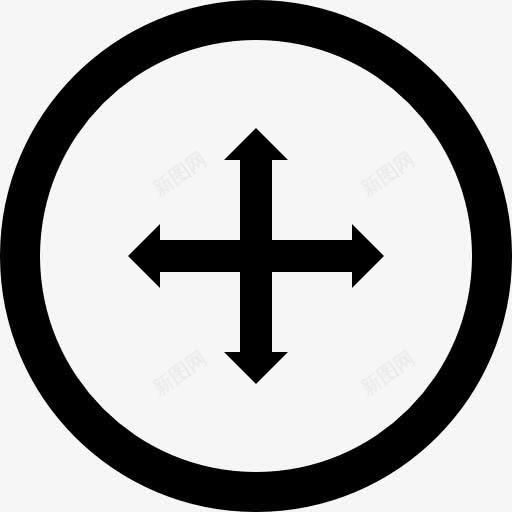 方向箭头的交叉循环按钮图标png_新图网 https://ixintu.com metrize 交叉 圆形 圈 按钮 方向 界面 符号 箭