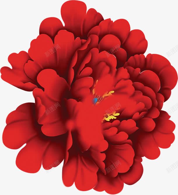 创意手绘合成红色的海棠花png免抠素材_新图网 https://ixintu.com 创意 合成 海棠花 红色