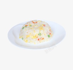 豌豆炒饭实物炒米高清图片