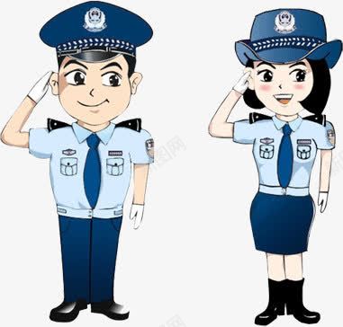 卡通人物交通警察png免抠素材_新图网 https://ixintu.com 两个警察 交警 交通警察 交通警察卡通 卡通人物 消防警 警察叔叔 警察工作证