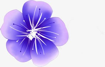 紫色卡通花卉png免抠素材_新图网 https://ixintu.com 卡通 紫色 花卉