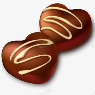 心形巧克力图标图标