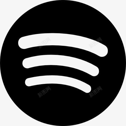 Spotify的标志图标png_新图网 https://ixintu.com Spotify的 标志 标识 社会的正常 社会符号 符号