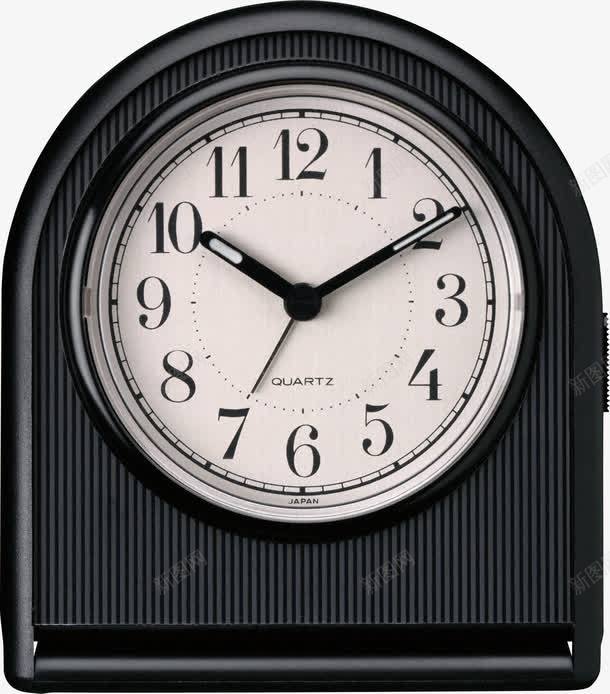 黑色半圆形的时钟png免抠素材_新图网 https://ixintu.com 产品实物 指针 时钟 钟表 黑色 黑色时钟