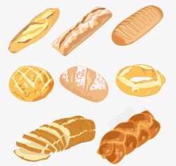 9款美味面包素材