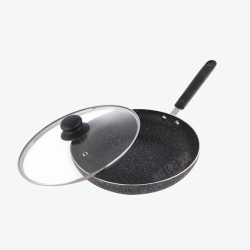 黑色煎锅黑色的电煎锅片高清图片