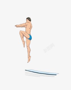 奥运跳水运动员素材
