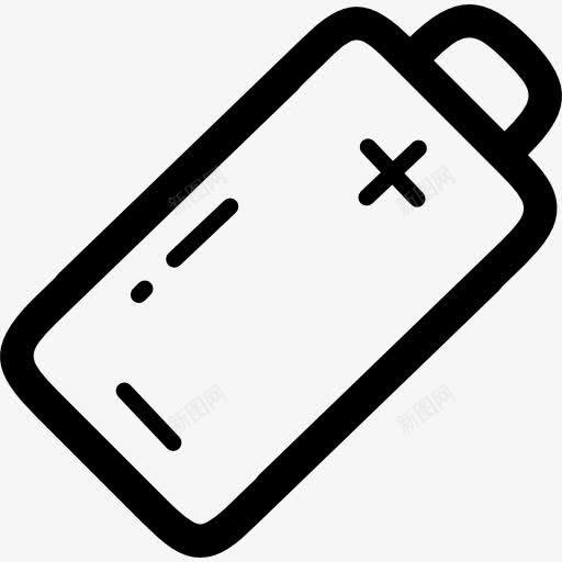 电池的轮廓极图标png_新图网 https://ixintu.com 充电 工具 工具和用具 电力 电池 能源 负极 阳性