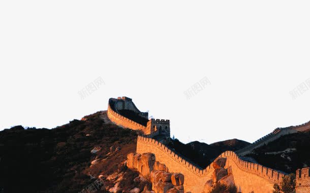 中国北京长城风景png免抠素材_新图网 https://ixintu.com 名胜古迹 旅游风景 著名建筑