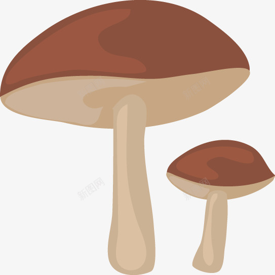 手绘卡通可爱蘑菇2png免抠素材_新图网 https://ixintu.com 卡通 手绘 植物 蘑菇