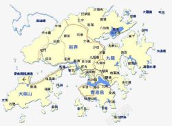 酒店香港黄色香港地图高清图片
