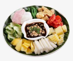 越南美食果蔬沙拉高清图片