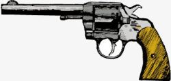 火器时期军人手枪矢量图高清图片