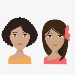 亚洲的女性亚洲女性头像图标高清图片
