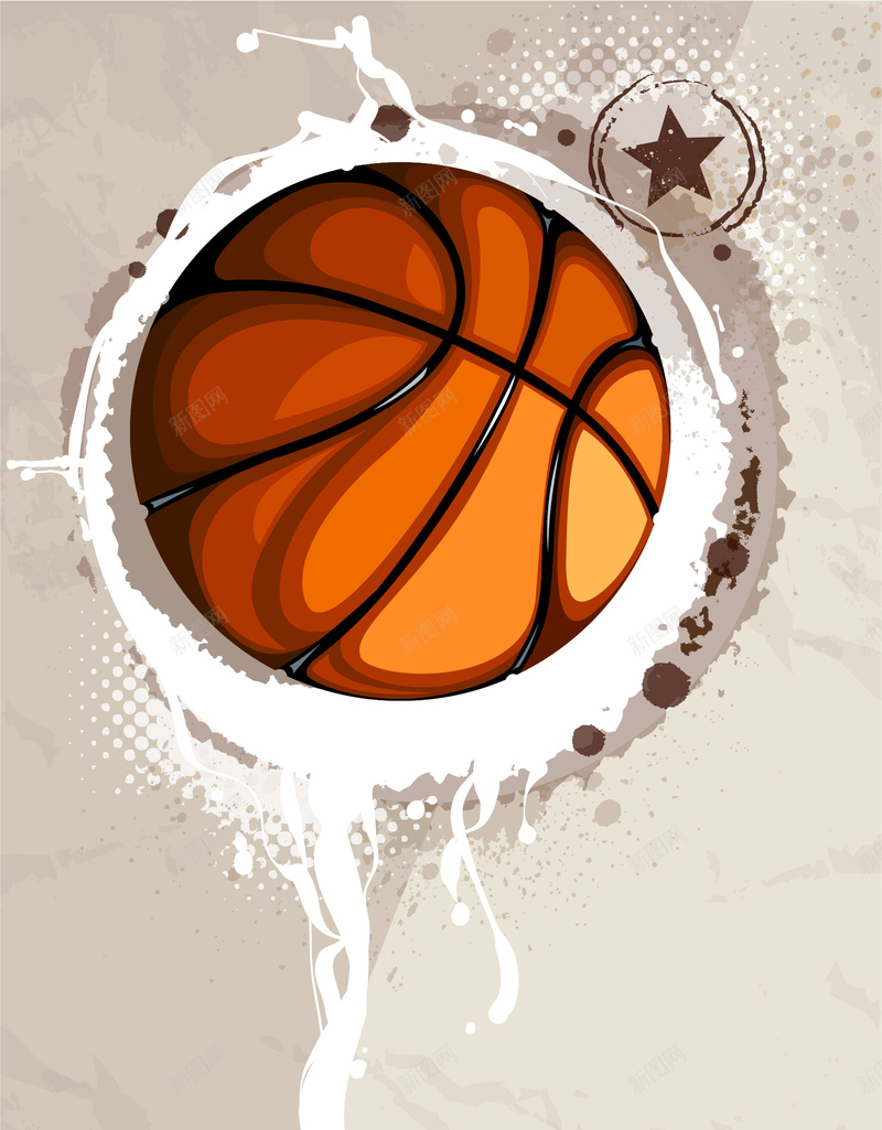 篮球比赛海报矢量背景ai设计背景_新图网 https://ixintu.com 体育 体育背景 健身 努力 团队 奋斗 拼搏 比赛 球类 竞争 篮球 篮球比赛 蓝球背景 运动 矢量图