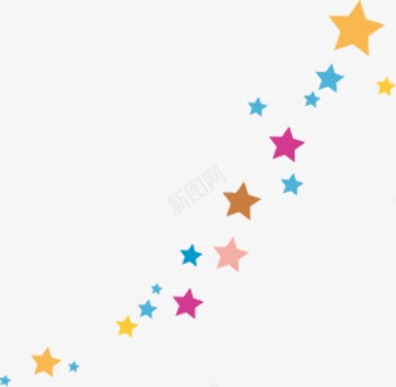 海报活动促销漂浮星星png免抠素材_新图网 https://ixintu.com 促销 星星 活动 海报 漂浮