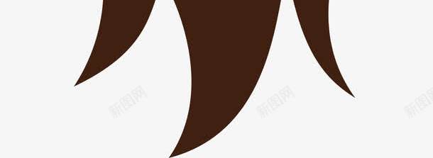 褐色幽灵通知栏png免抠素材_新图网 https://ixintu.com 万圣节标签 卡通 可爱 幽灵 欧式风格 深色 矢量图案 褐色