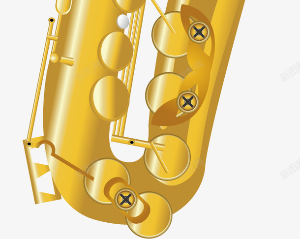 萨斯风矢量图ai免抠素材_新图网 https://ixintu.com 乐器 元素 声乐 萨斯风 矢量图