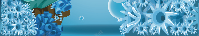 蓝色美丽海底世界海报背景矢量图ai设计背景_新图网 https://ixintu.com 世界 开心 气泡 水泡泡 海底 海报 海洋 海洋生物 海草 珊瑚 矢量 素材 美丽 背景 蓝色 矢量图