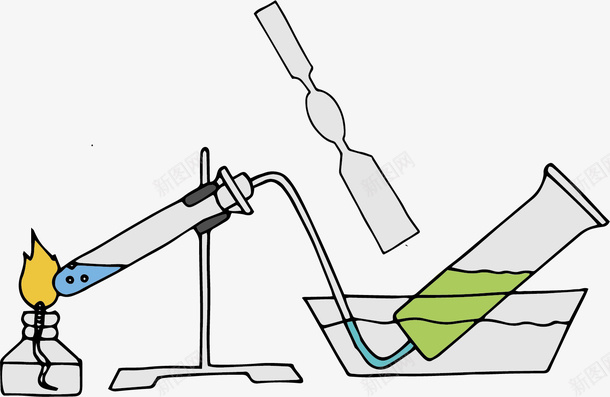 水彩蒸馏反应矢量图ai免抠素材_新图网 https://ixintu.com 创意 化学 反应 手绘 水彩 蒸馏 设计 矢量图