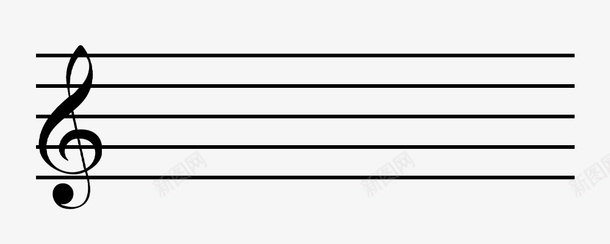高音五线谱乐谱模板png免抠素材_新图网 https://ixintu.com 乐符 五线谱 谱子 钢琴 音乐 音符
